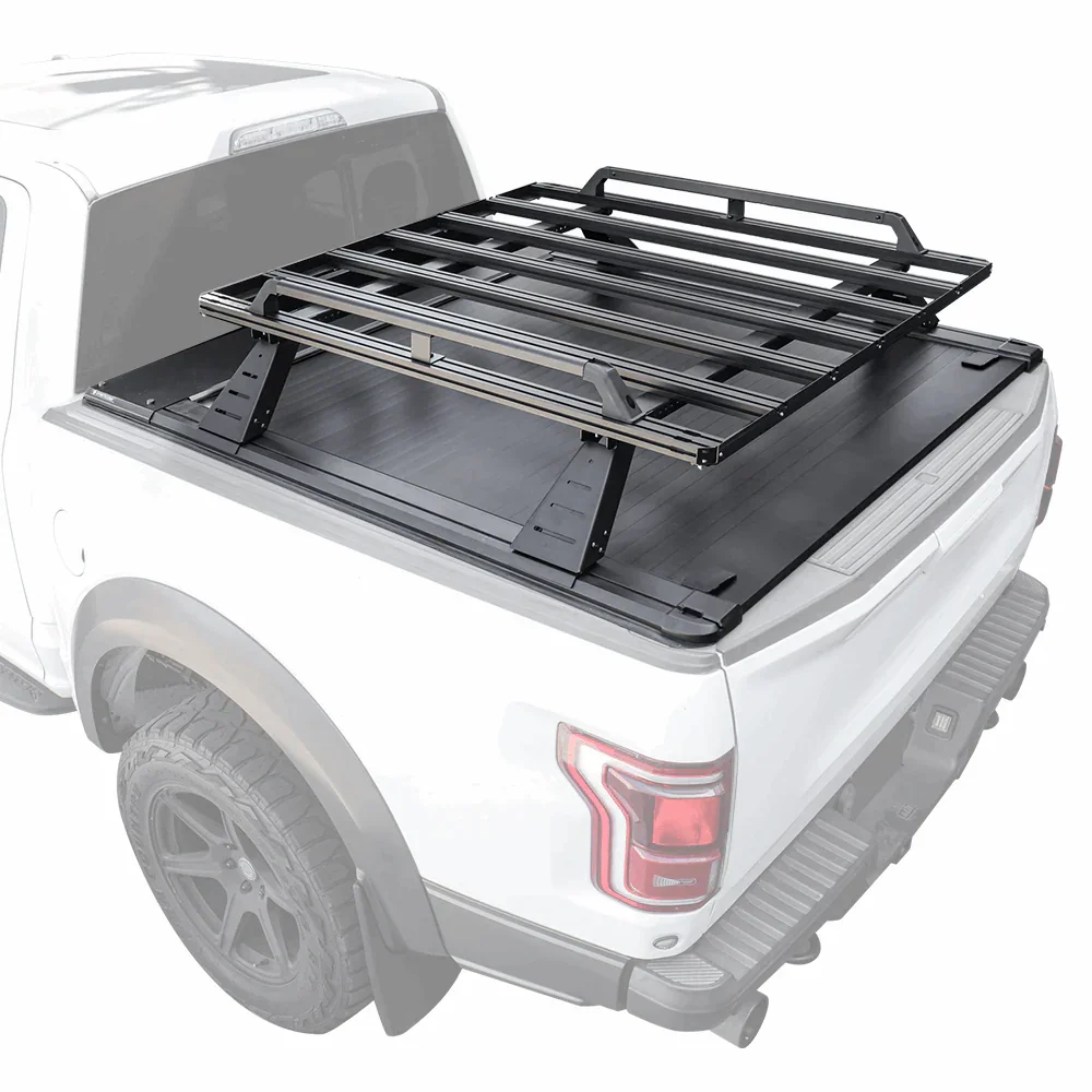 [2-in-1 Bundle] Ford F-150 Retractable Tonneau Cover w/ Rack System - Image 16