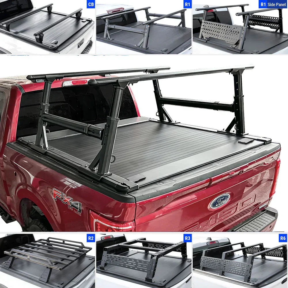 [2-in-1 Bundle] Ford F-150 Retractable Tonneau Cover w/ Rack System - Image 31