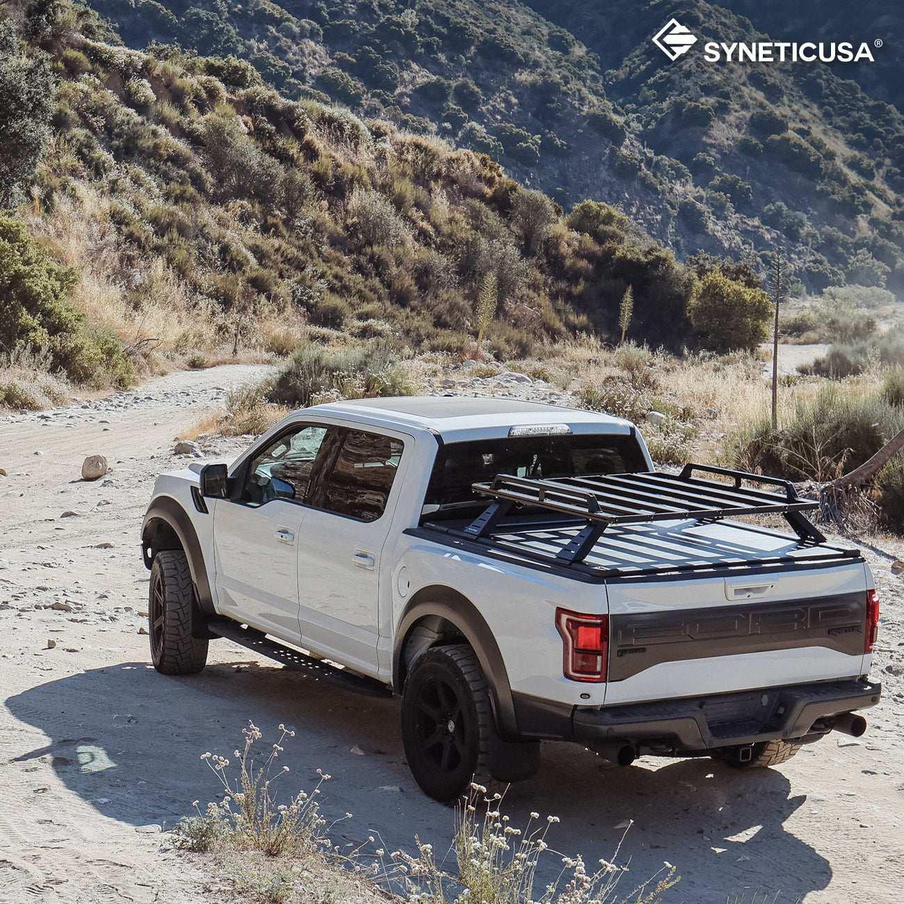 [2-in-1 Bundle] Ford F-250/F-350 Retractable Tonneau Cover w/ Rack System - Image 9