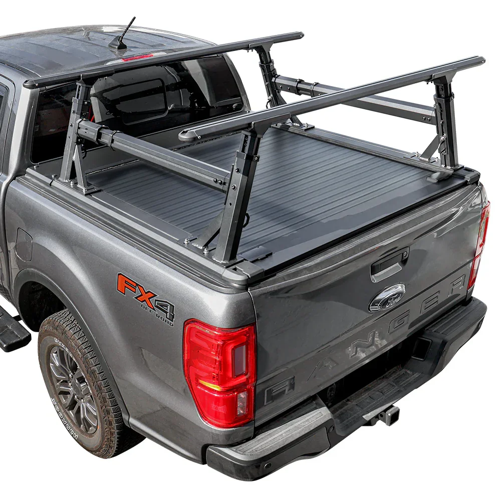 [2-in-1 Bundle] Ford Ranger Retractable Tonneau Cover w/ Rack System - Image 25