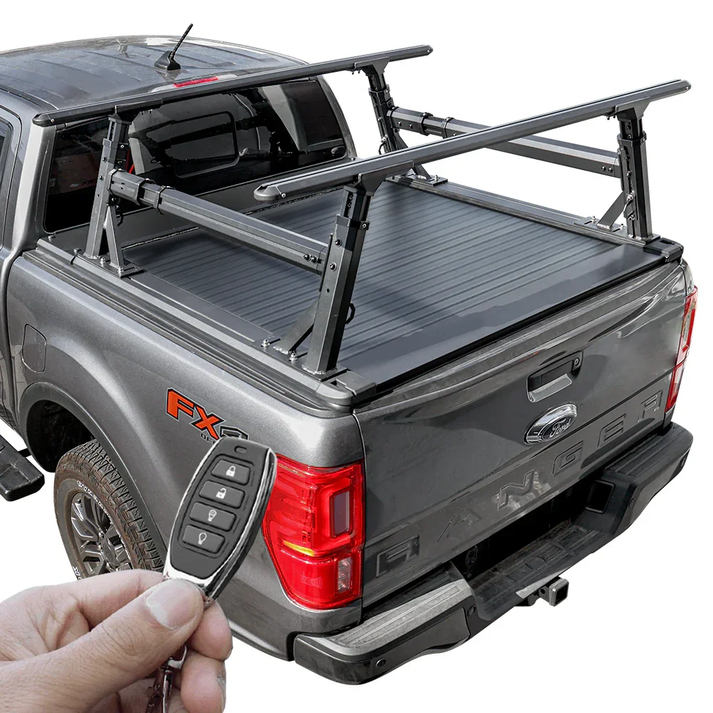 [2-in-1 Bundle] Ford Ranger Retractable Tonneau Cover w/ Rack System - Image 34