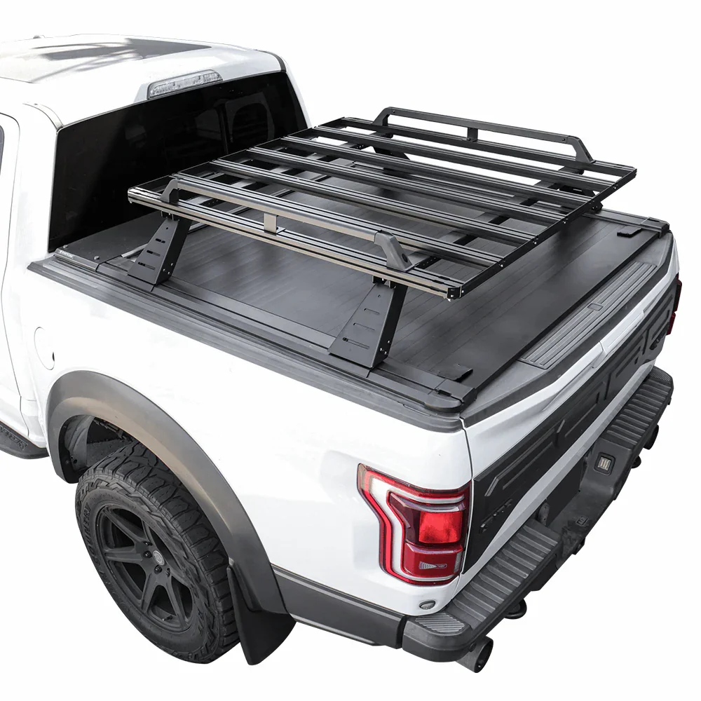 [2-in-1 Bundle] Jeep Gladiator Retractable PRO Tonneau Cover w/ Rack System - Image 11