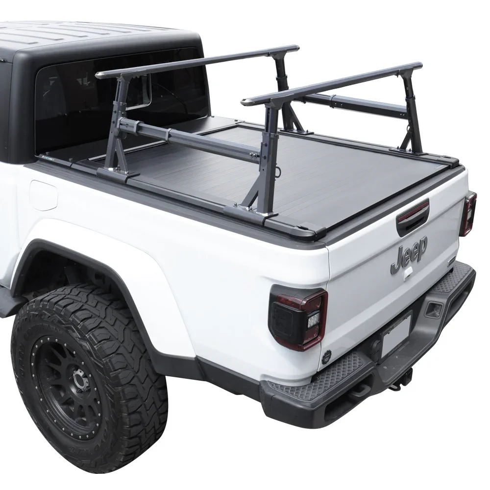 [2-in-1 Bundle] Jeep Gladiator Retractable PRO Tonneau Cover w/ Rack System - Image 12