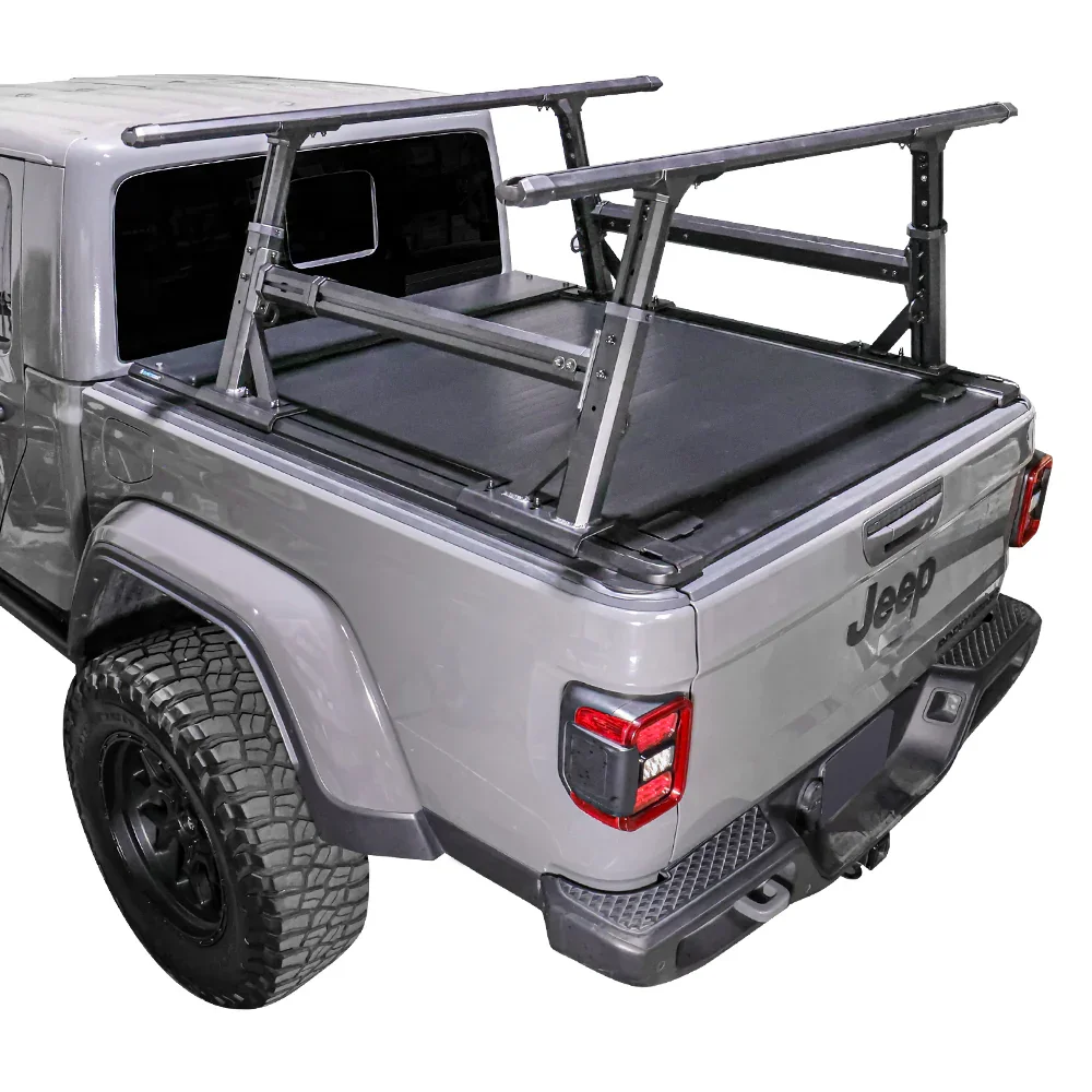 [2-in-1 Bundle] Jeep Gladiator Retractable PRO Tonneau Cover w/ Rack System - Image 17