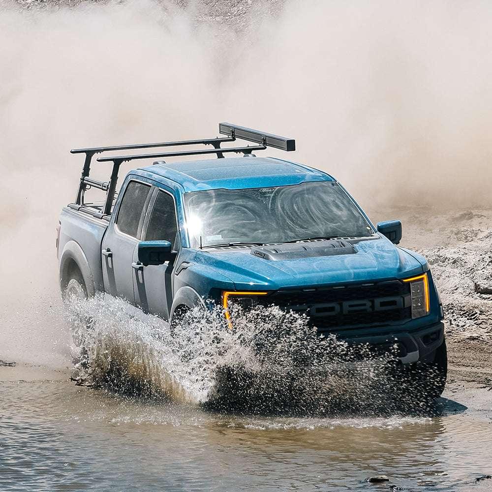 [2-in-1 Bundle] Nissan Frontier Retractable Tonneau Cover w/ Rack System - Image 4