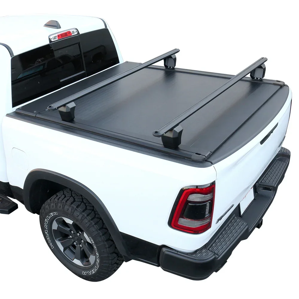 [2-in-1 Bundle] Nissan Titan Retractable Tonneau Cover w/ Rack System - Image 30