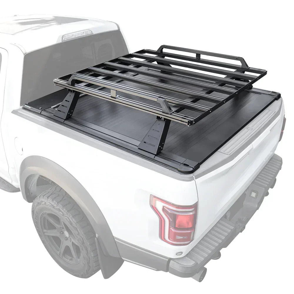 [2-in-1 Bundle] Ford F-150 Retractable Tonneau Cover w/ Rack System - Image 15