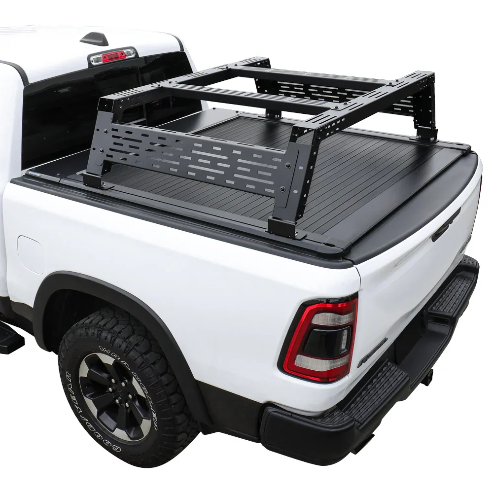 [2-in-1 Bundle] Ram 1500/2500/3500 Retractable Tonneau Cover w/ Rack System - Image 17