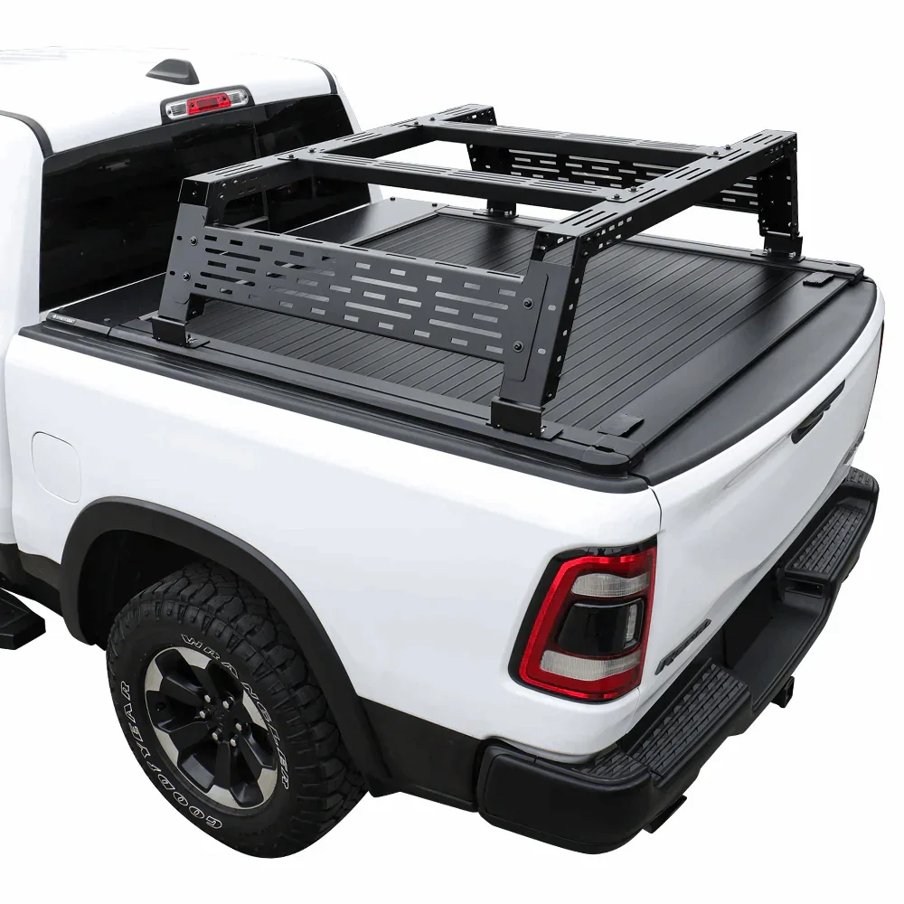 [2-in-1 Bundle] Ram 1500/2500/3500 Retractable Tonneau Cover w/ Rack System - Image 18
