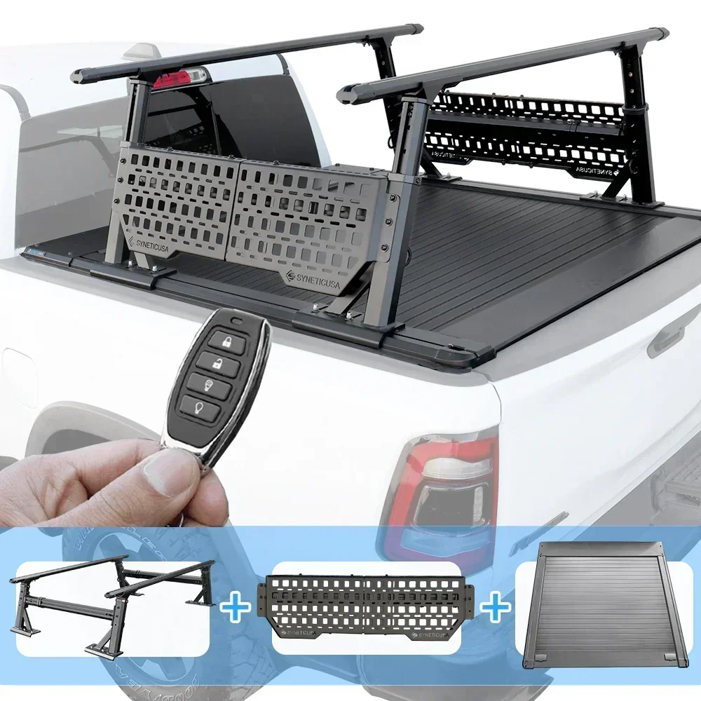 [2-in-1 Bundle] Ford F-150 Retractable Tonneau Cover w/ Rack System - Image 25