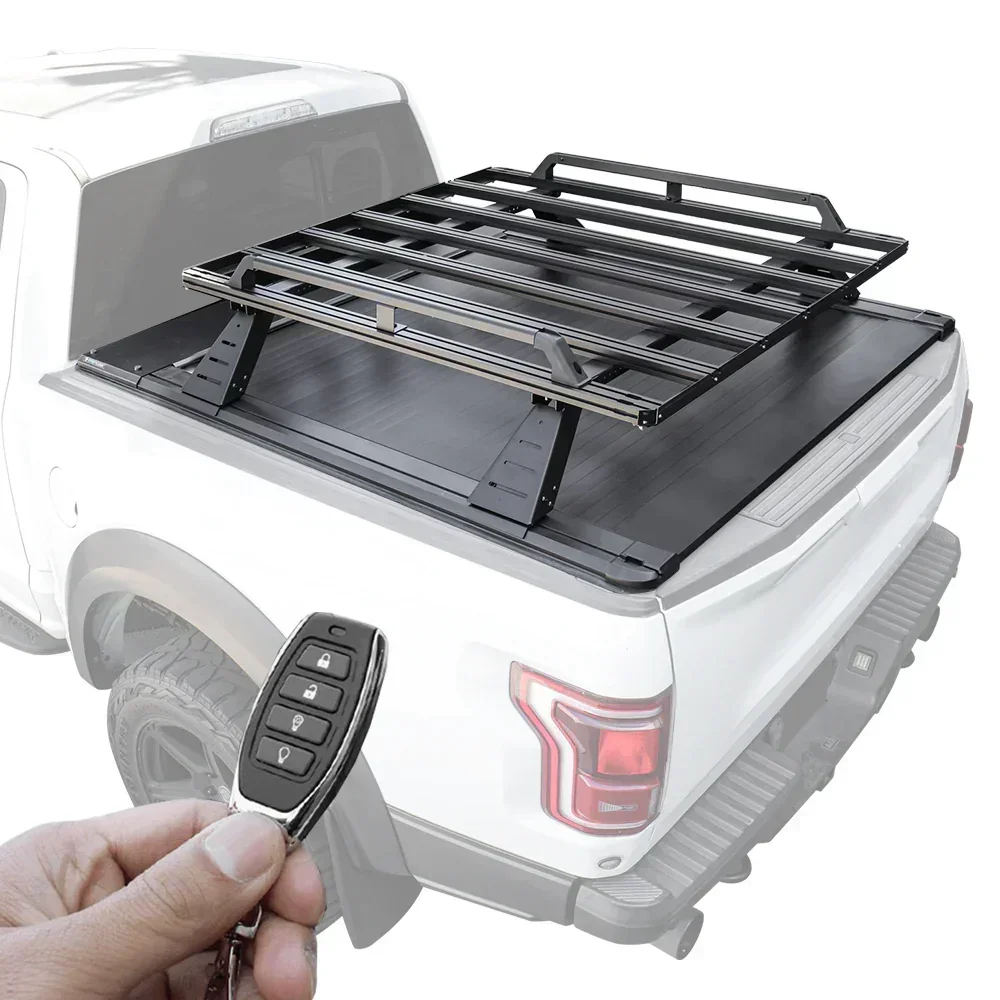 [2-in-1 Bundle] Ford F-150 Retractable Tonneau Cover w/ Rack System - Image 27