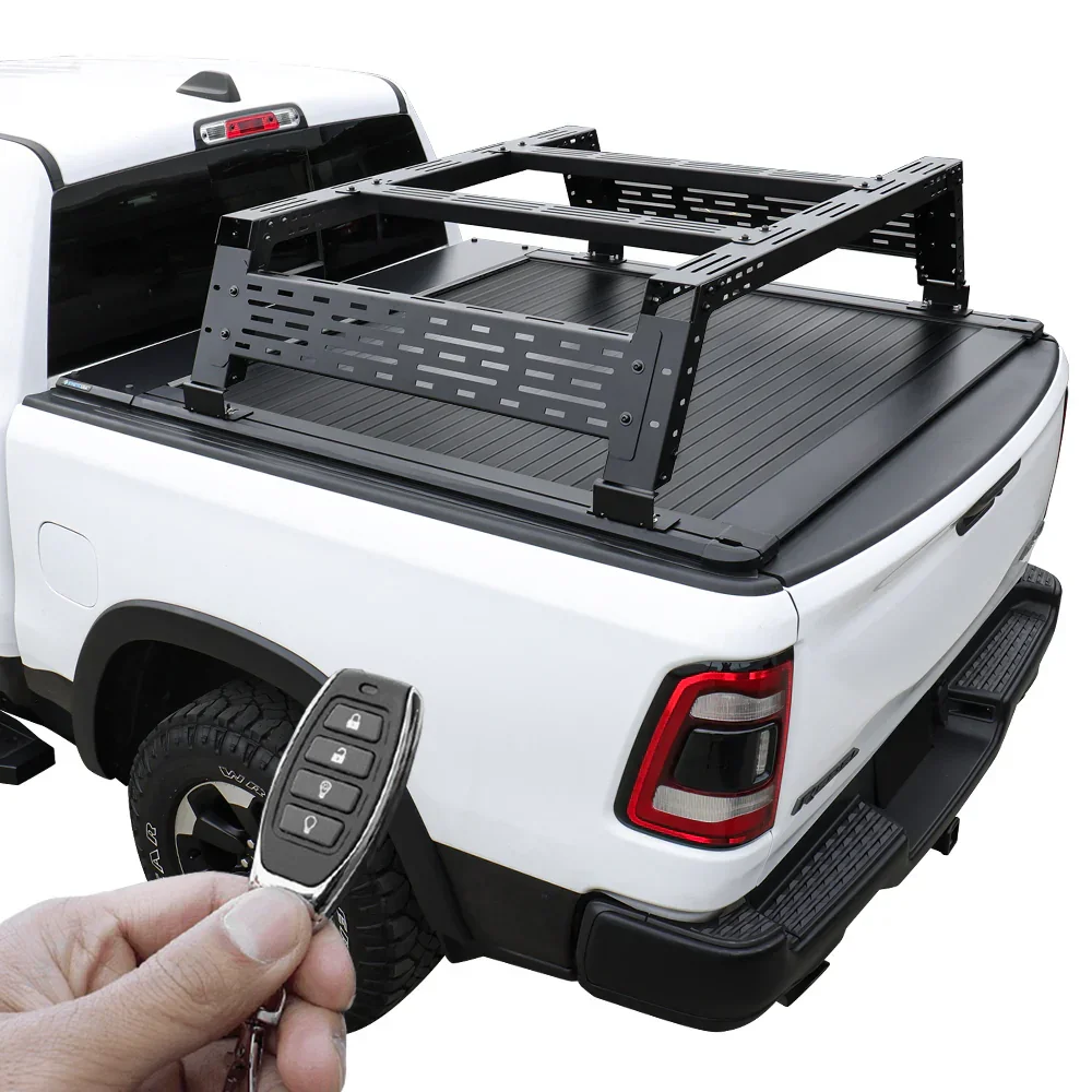 [2-in-1 Bundle] Ram 1500/2500/3500 Retractable Tonneau Cover w/ Rack System - Image 29