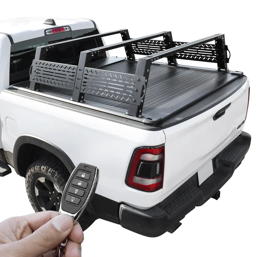 [2-in-1 Bundle] Ram 1500/2500/3500 Retractable Tonneau Cover w/ Rack System - Image 30