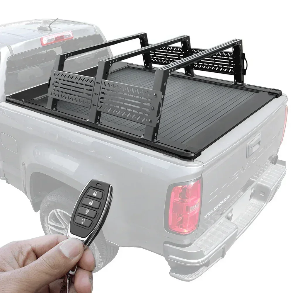 [2-in-1 Bundle] Ford F-150 Retractable Tonneau Cover w/ Rack System - Image 45