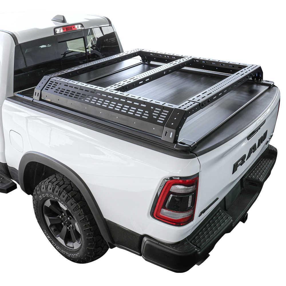 [2-in-1 Bundle] Nissan Titan Retractable Tonneau Cover w/ Rack System - Image 36
