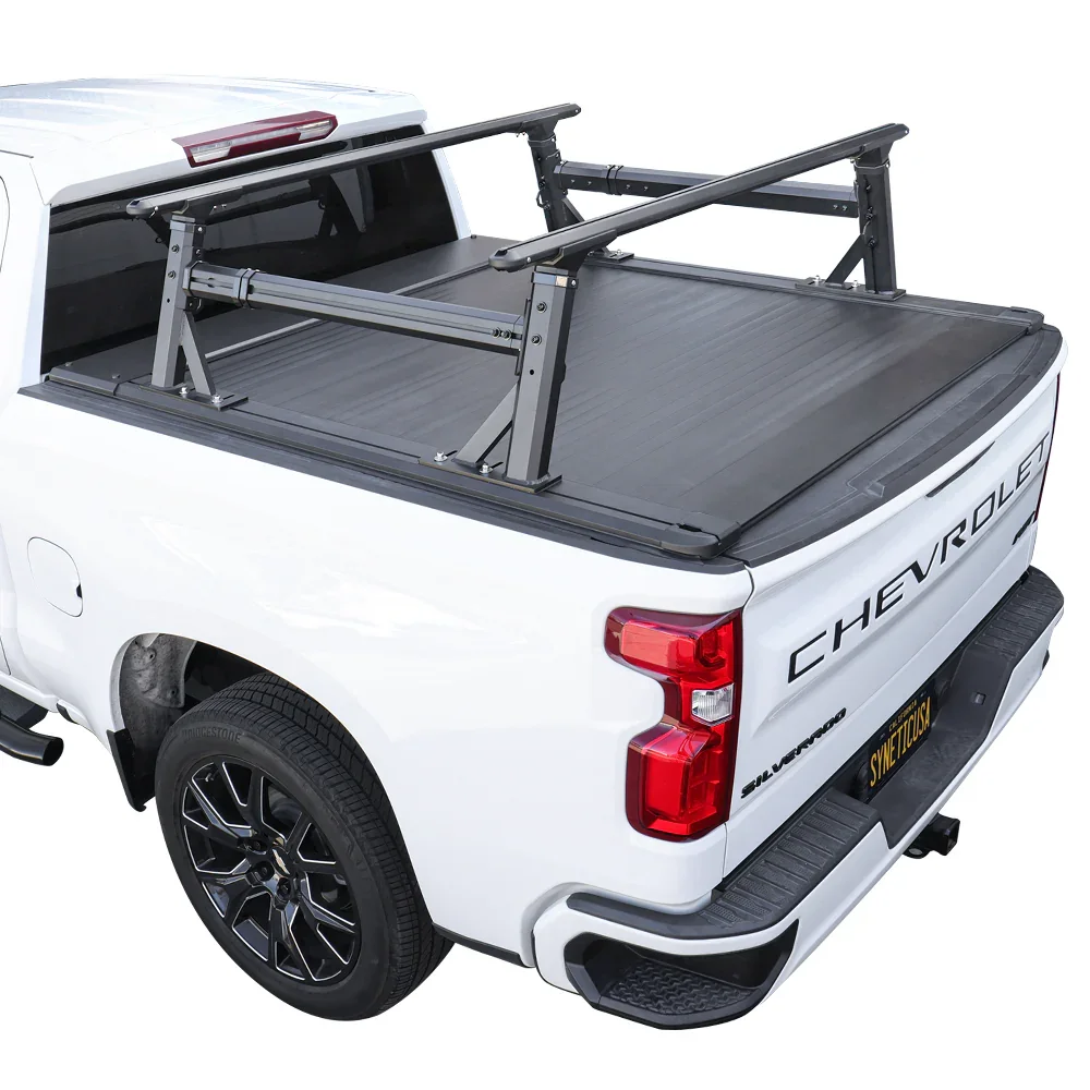 [2-in-1 Bundle] Silverado/Sierra 1500 Retractable Tonneau Cover w/ Rack System - Image 22
