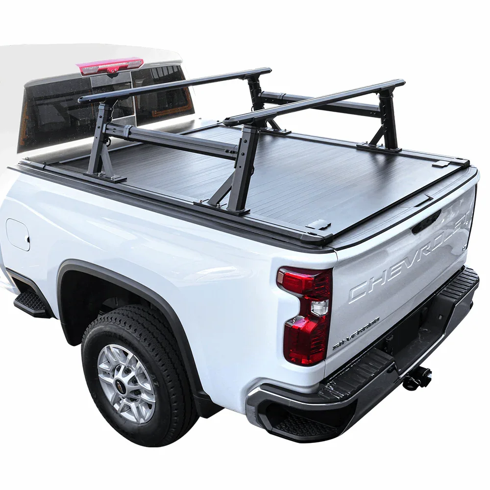 [2-in-1 Bundle] Silverado/Sierra 1500 Retractable Tonneau Cover w/ Rack System - Image 23