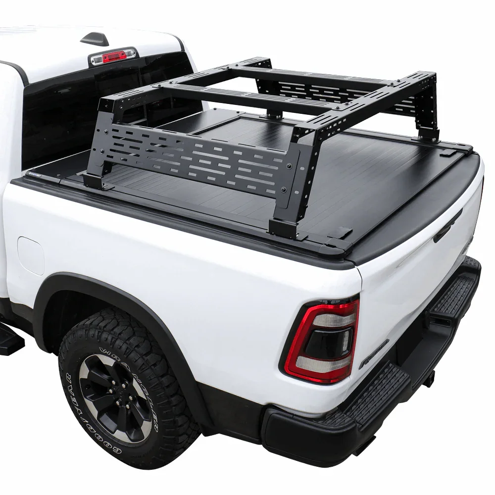 [2-in-1 Bundle] Silverado/Sierra 1500 Retractable Tonneau Cover w/ Rack System - Image 24