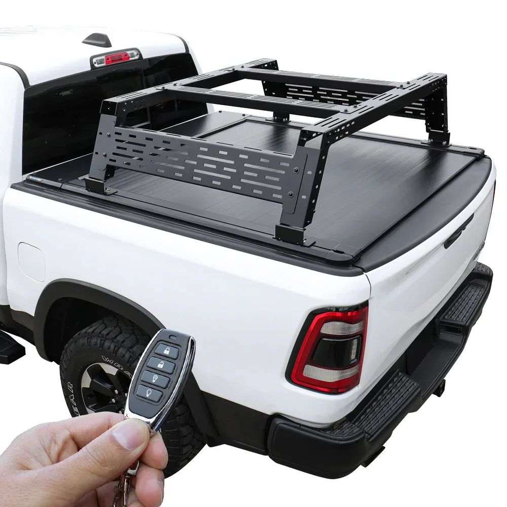 [2-in-1 Bundle] Silverado/Sierra 1500 Retractable Tonneau Cover w/ Rack System - Image 31
