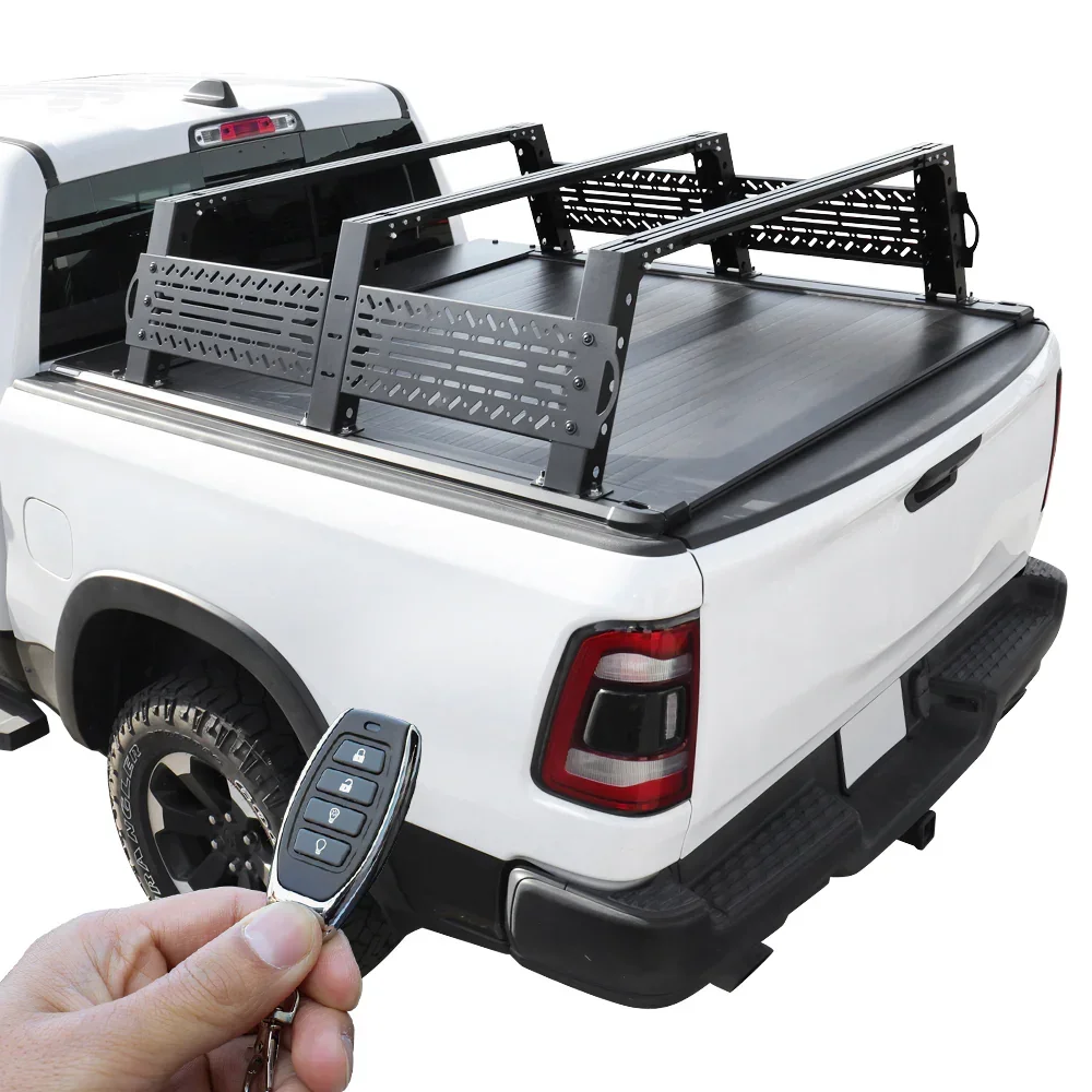 [2-in-1 Bundle] Silverado/Sierra 1500 Retractable Tonneau Cover w/ Rack System - Image 32