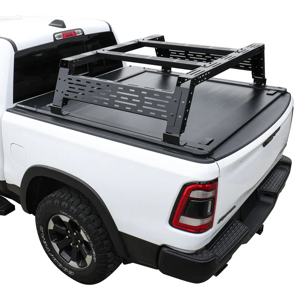 [2-in-1 Bundle] Silverado/Sierra 2500 3500 Retractable Tonneau Cover w/ Rack System - Image 17