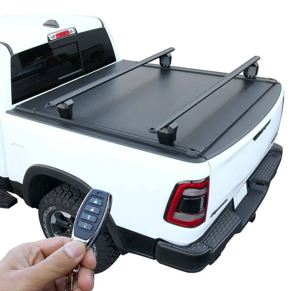[2-in-1 Bundle] Nissan Titan Retractable Tonneau Cover w/ Rack System - Image 31