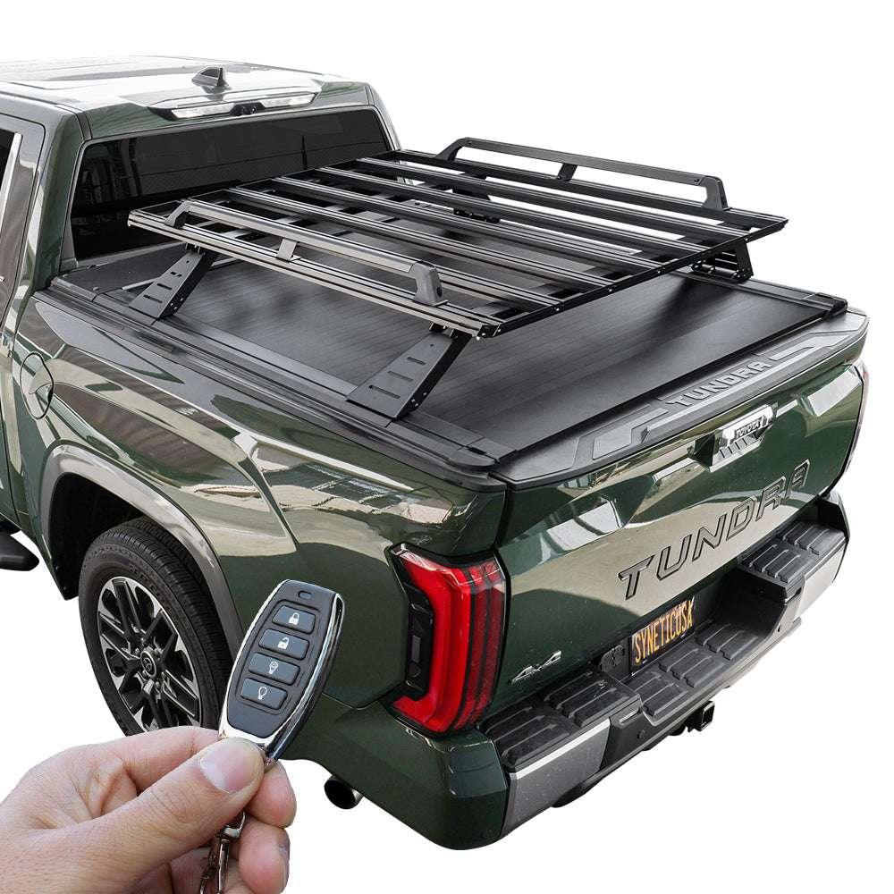 [2-in-1 Bundle] Toyota Tundra Retractable Tonneau Cover w/ Rack System - Image 12