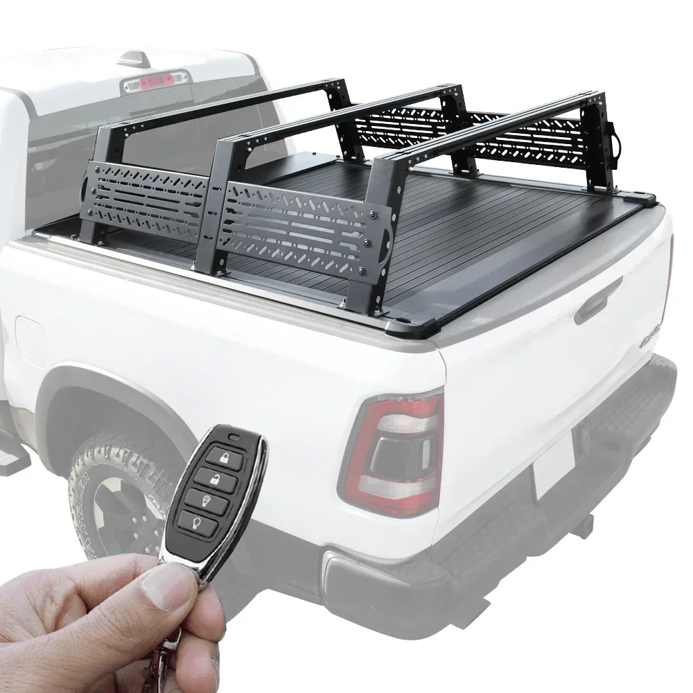 [2-in-1 Bundle] Ford F-150 Retractable Tonneau Cover w/ Rack System - Image 29
