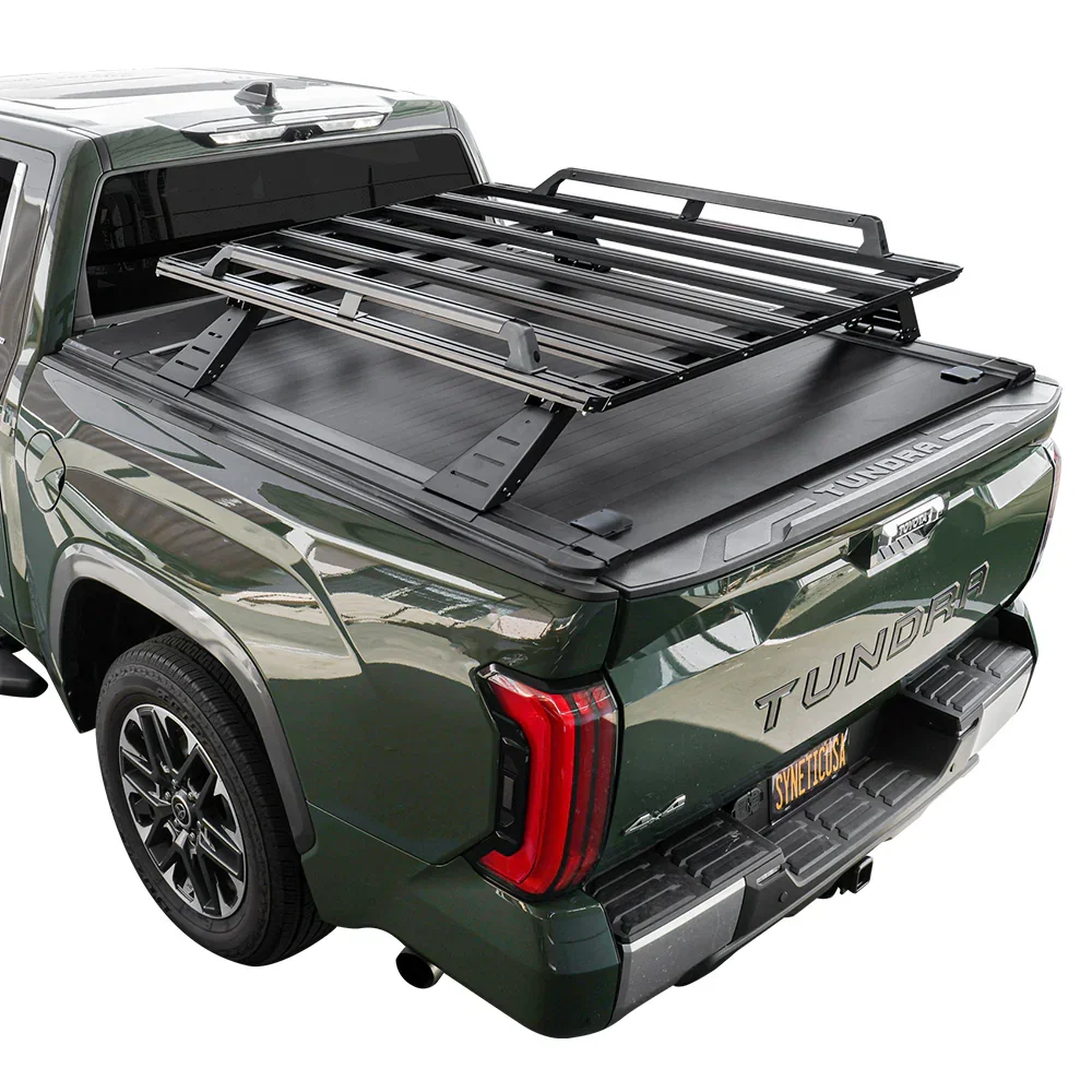 [2-in-1 Bundle] Toyota Tundra Retractable Tonneau Cover w/ Rack System - Image 3