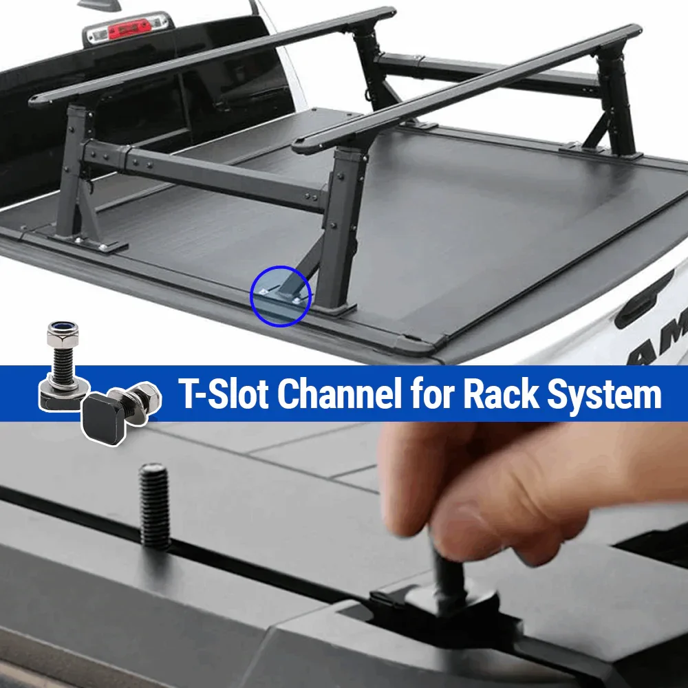 [2-in-1 Bundle] Toyota Tundra Retractable Tonneau Cover w/ Rack System - Image 46