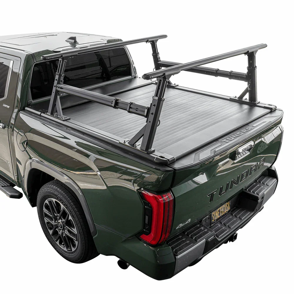 [2-in-1 Bundle] Toyota Tundra Retractable Tonneau Cover w/ Rack System - Image 6