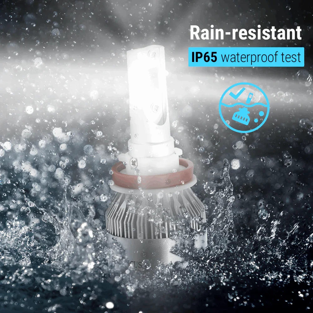 COB-2S Series LED Headlight Fog Light Bulbs (9005 9006 9007 H4 H7 H10 H11 H13) - Image 4