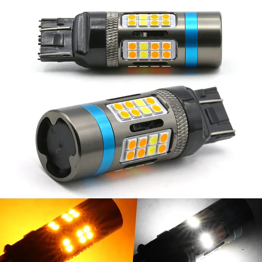 [3rd Gen] All-in-One CANBUS LED Switchback Light Bulbs for Front Turn Signal Light - Image 9