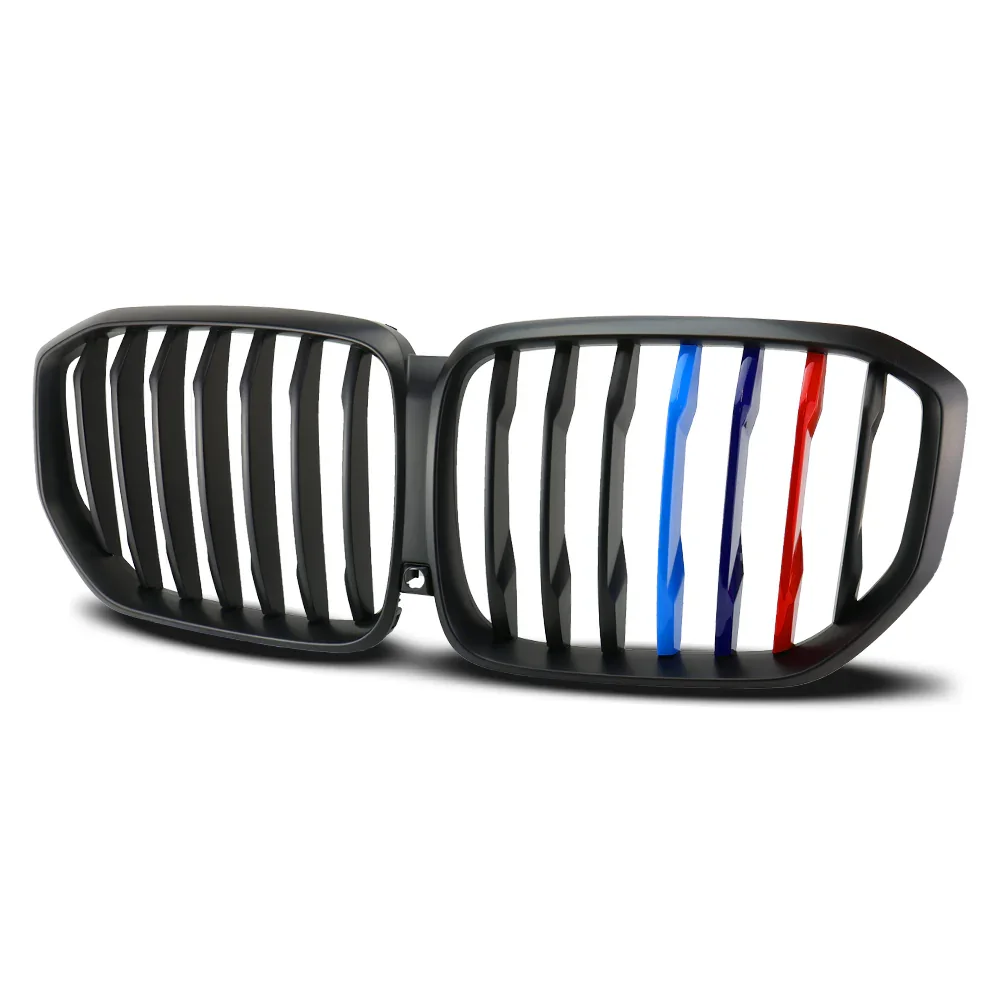 ///M 2pcs BMW Color Front Kidney Grill Matte Black - Image 18