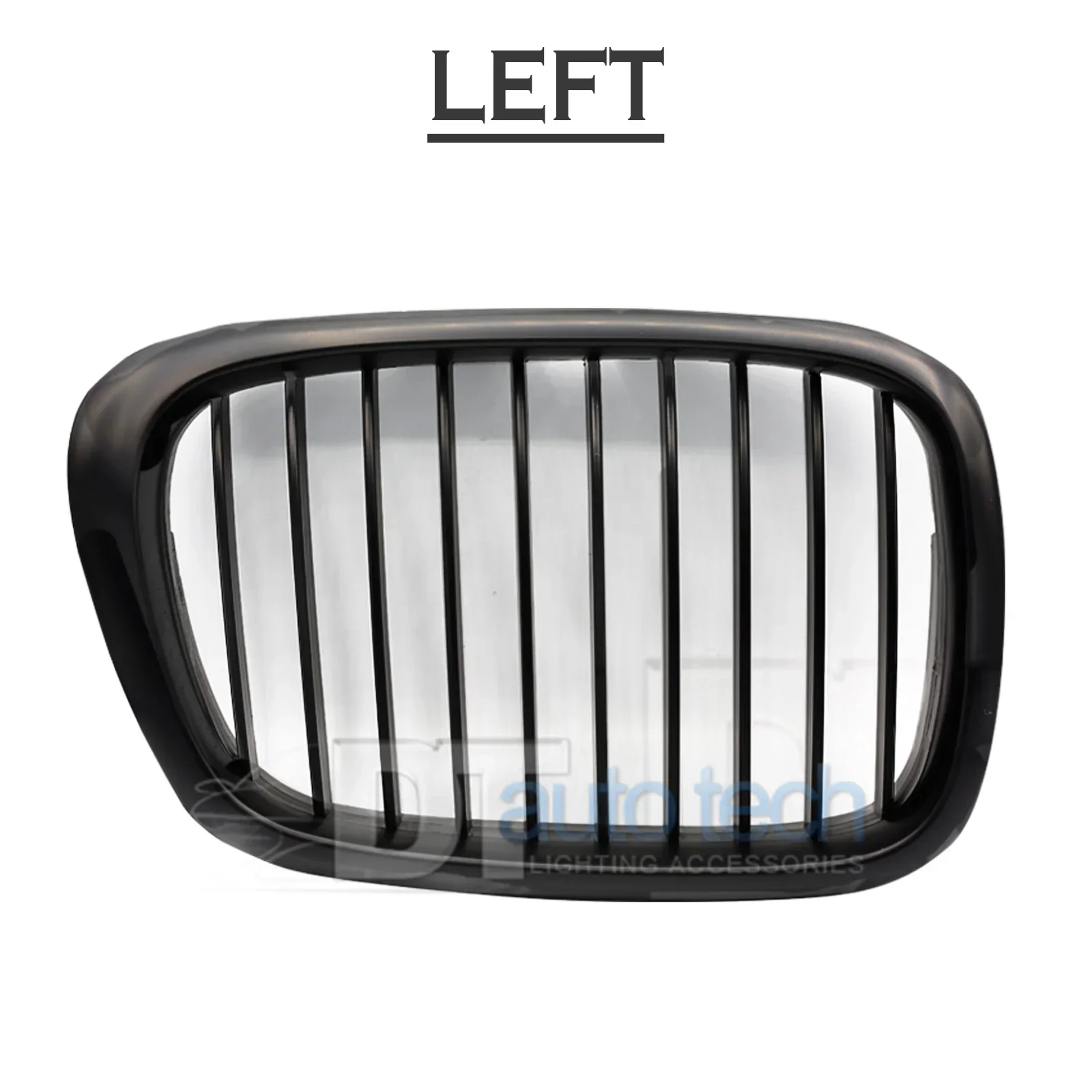 ///M 2pcs BMW Color Front Kidney Grill Matte Black - Image 3