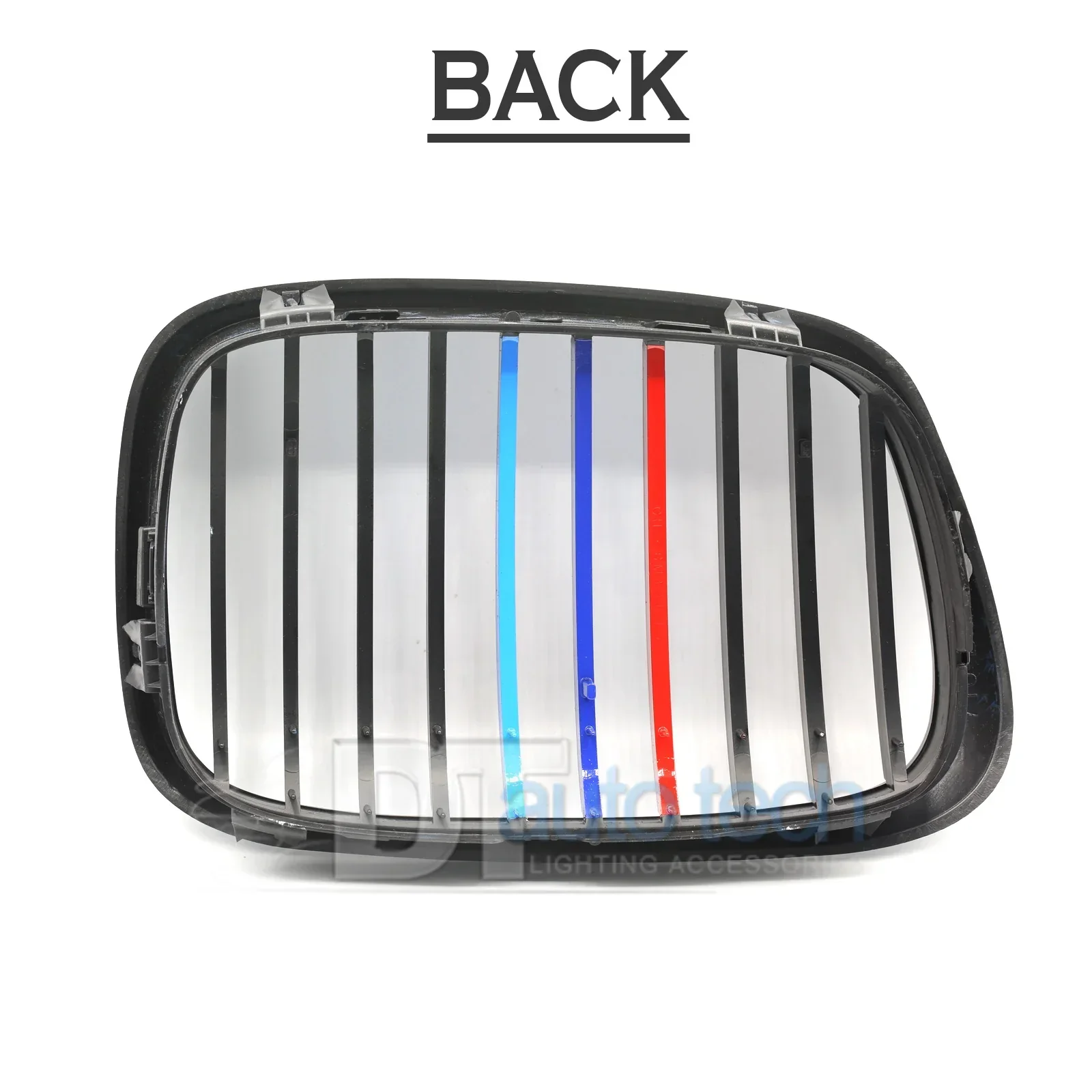 ///M 2pcs BMW Color Front Kidney Grill Matte Black - Image 4