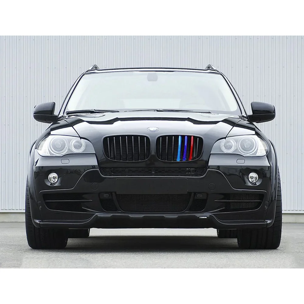 ///M 2pcs BMW Color Front Kidney Grill Matte Black - Image 8