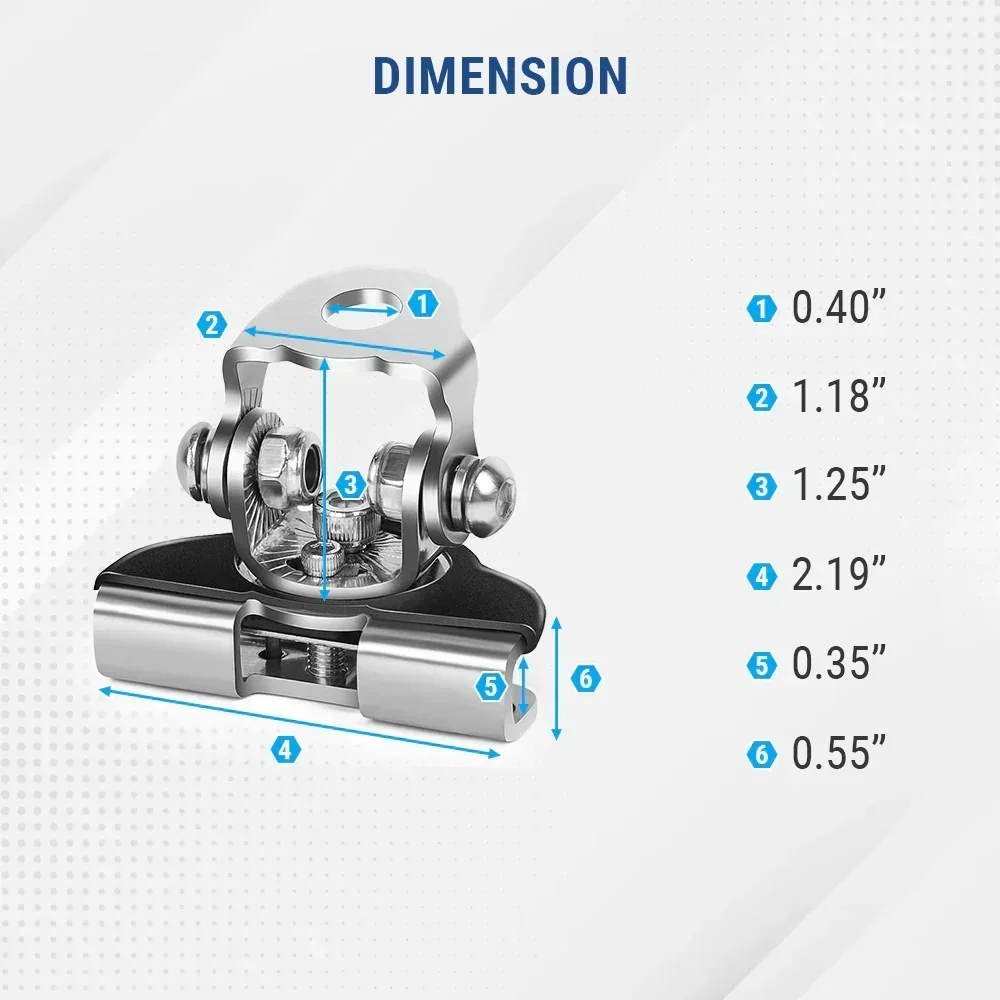 2pcs High Power 18W 4" LED Spot Light w/ Adjustable Mounting Brackets - Image 7