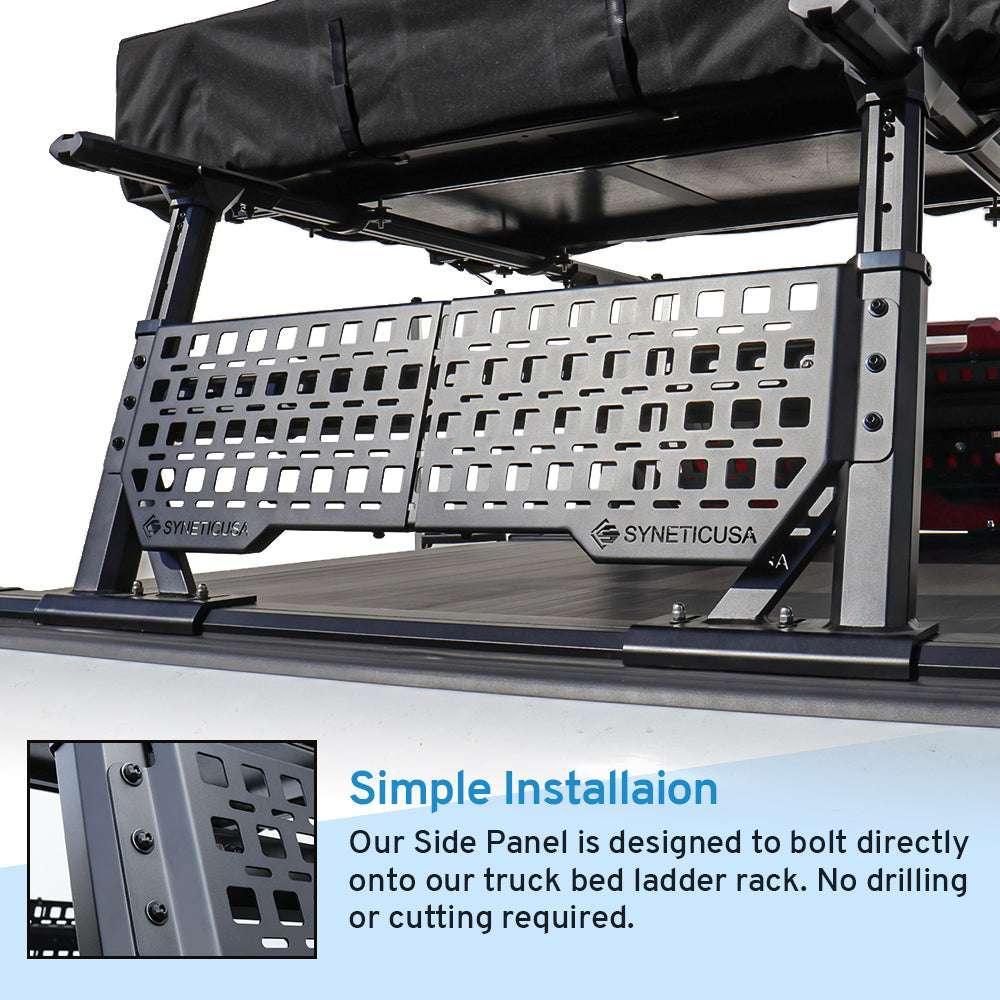 Overland PRO Quad Pack - MR Tonneau Cover + Ladder Rack + Side Panels + Roof Top Tent - Image 17