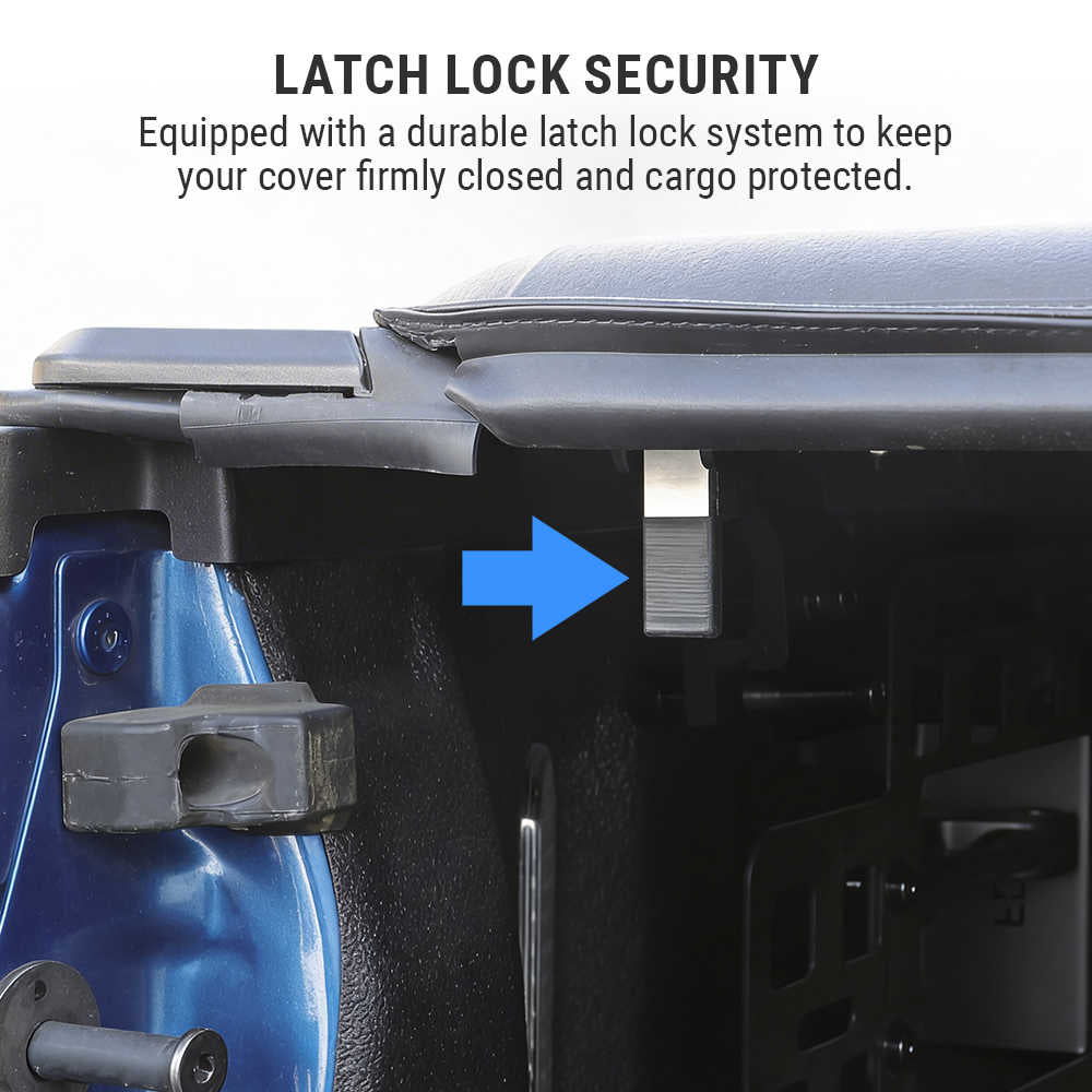 SRT Soft Roll-Up Tonneau Cover With T-Slot Channel - Image 5