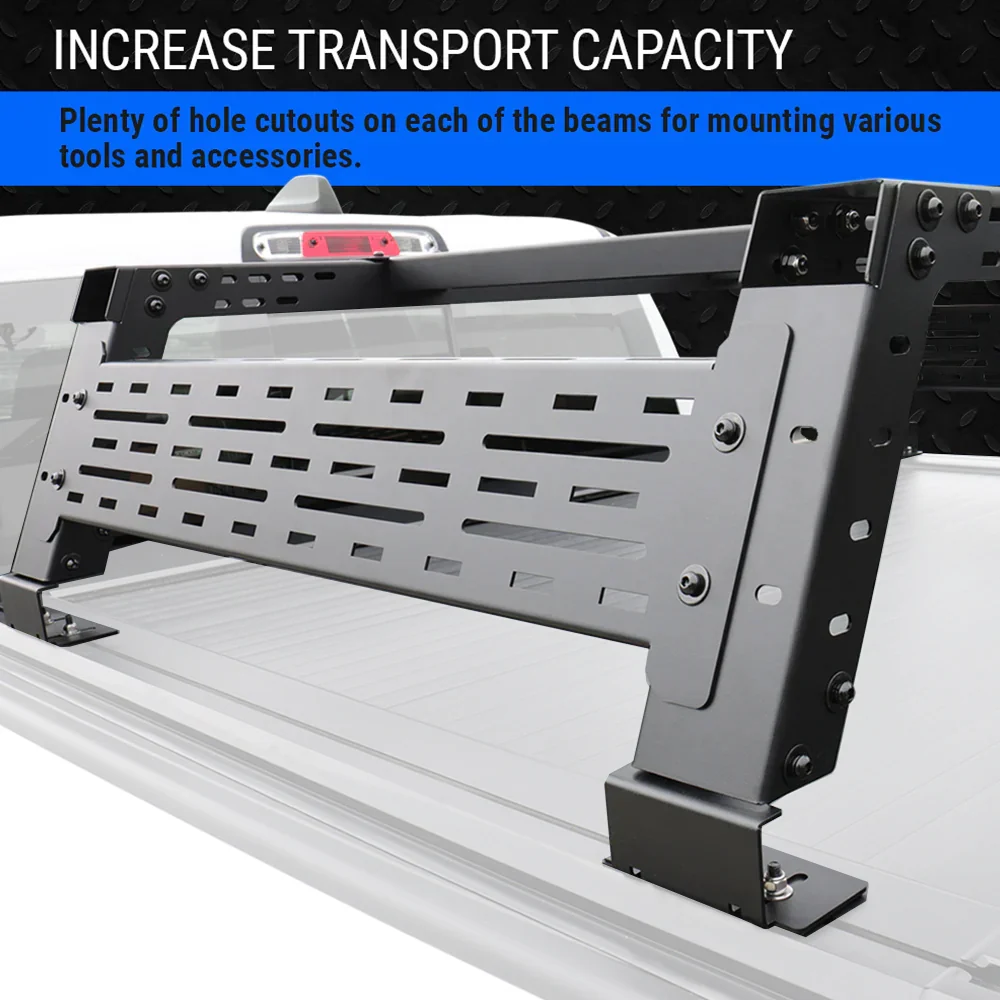Off-Road Essential Duo - Soft Roll-Up Tonneau Cover + R3 Overland Rack System - Image 8
