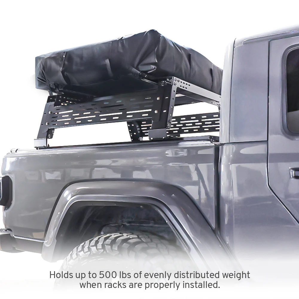 Off-Road Essential Duo - Soft Roll-Up Tonneau Cover + R3 Overland Rack System - Image 9
