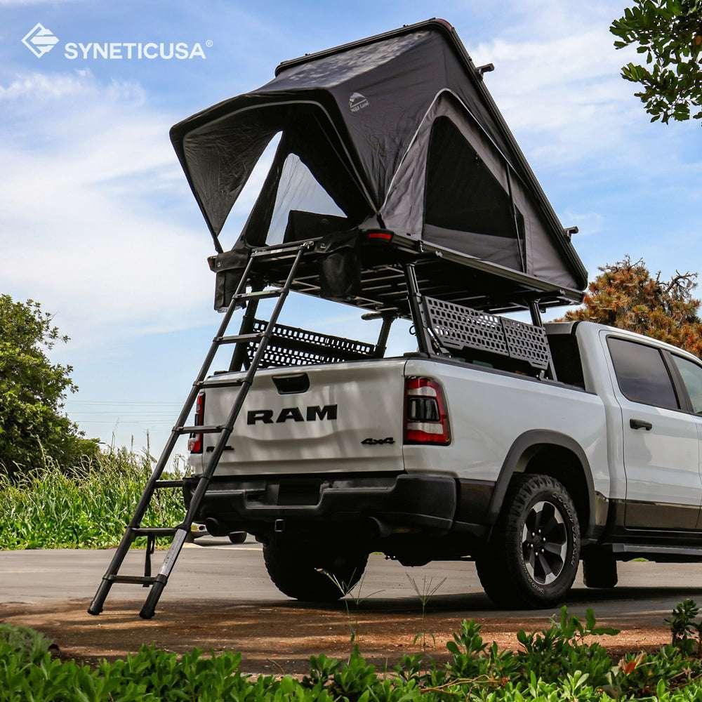 Overland PRO Quad Pack - MR Tonneau Cover + Ladder Rack + Side Panels + Roof Top Tent - Image 5
