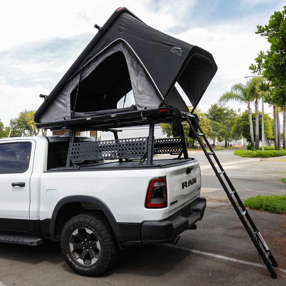 Overland PRO Quad Pack - MR Tonneau Cover + Ladder Rack + Side Panels + Roof Top Tent - Image 6