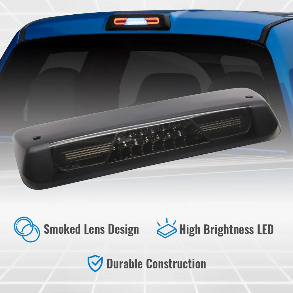 Smokes Lens LED 3rd Brake Light for 2004-2014 Ford F150 (Not Fit Raptor) Rear Cargo Lamp - Image 3