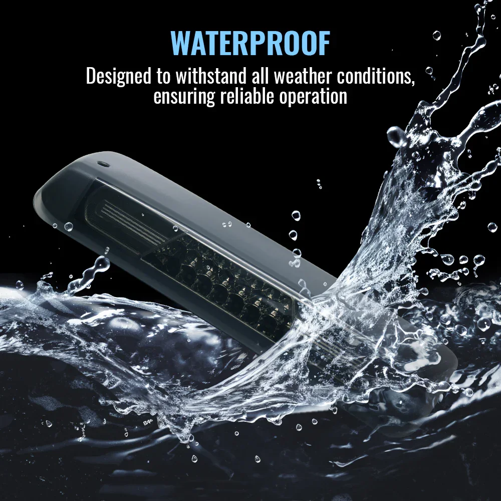 Smokes Lens LED 3rd Brake Light for 2004-2014 Ford F150 (Not Fit Raptor) Rear Cargo Lamp - Image 5