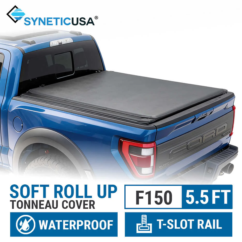 SRT Soft Roll-Up Tonneau Cover With T-Slot Channel - Image 12
