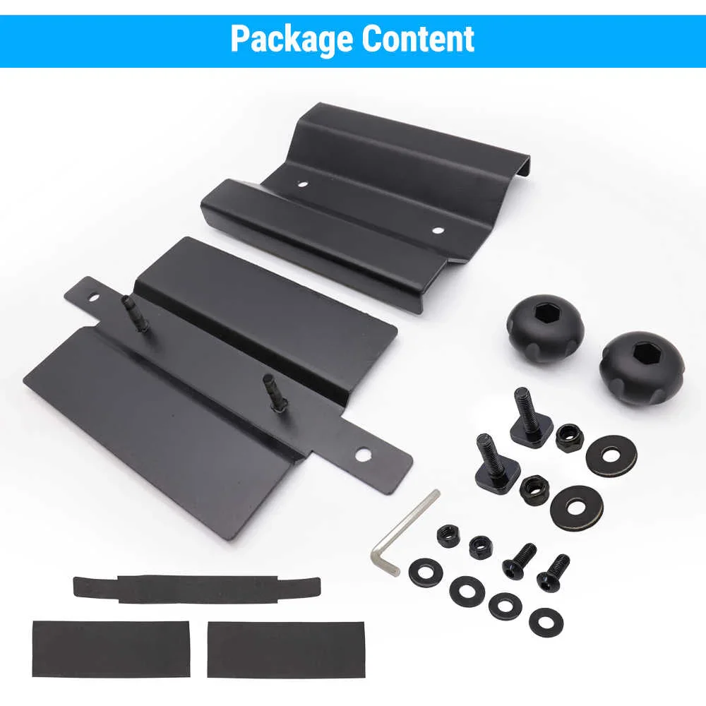 Powder Coated Stainless Steel Axe Shovel Accessory Holder (Compatible With T-Slot Channel) - Image 5