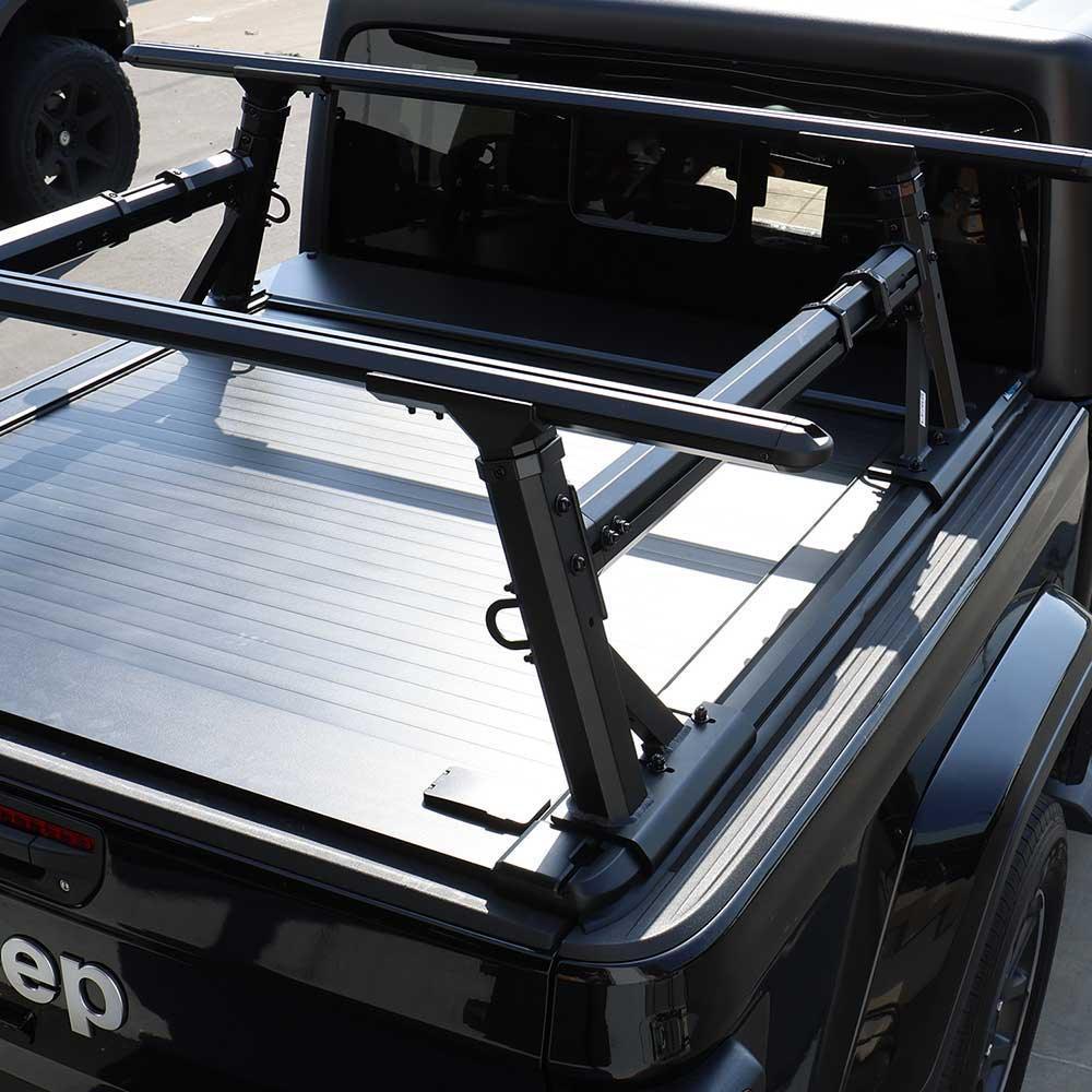 Off-Road Essential Duo - MR Retractable PRO Tonneau Cover + Adjustable Ladder Rack - Image 6