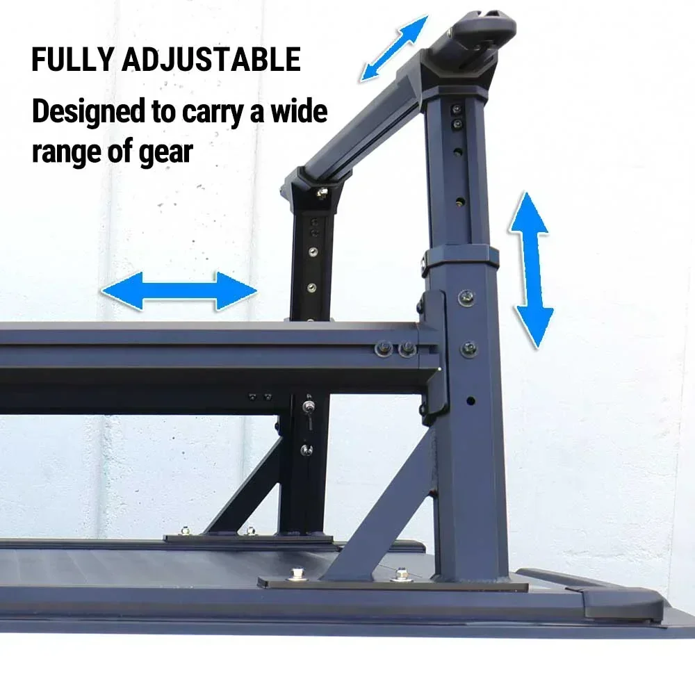 Off-Road Essential Duo - MR Retractable PRO Tonneau Cover + Adjustable Ladder Rack - Image 8